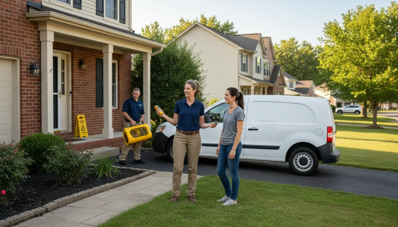 Residential water damage restoration in Saint Louis, MO